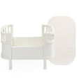 Sebra Doll'S Bed w. Mattress - Classic+ White