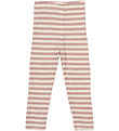 The New Siblings Leggings - Rib - TnsbFro - Adobe Rose Striped