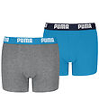 Puma Boxers - 2-Pack - Grey Melange/Blue