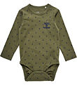 Hummel Bodysuit L/æ - hmlBeesy - Olivine w. Logo