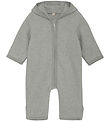 Huttelihut Pramsuit - Fleece - Light Grey Melange