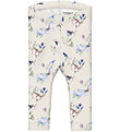 Name It Leggings - NbfBela - Peyote Melange M. Fiðrildi