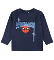 Name It Bluse - NmmJacinto Spider-Man - Navy Blazer m. Print
