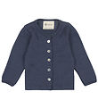 Engel Cardigan - Wool/Silk - Navy Blue