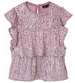 LMTD T-shirt - NlfRink - Lilac Snow w. Sequins