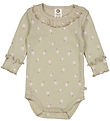 Müsli Bodysuit L/æ - Rib - Pineapple - Soft Green/Poetry Green/M