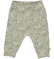 Müsli Byxor - Leopard Klipp - Soft Green/Poesi Green