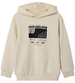 Name It Hoodie - NkmVugo - Summer Sand w. Print
