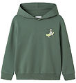 Name It Hoodie - NkmVugo - Dark Forest w. Print