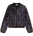 Name It Bomber Jacket - NkfRunica - Purple Corallites w. Sequins