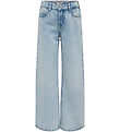 Kids Only Jeans - KogCobain - Light Blue Denim m. Glitzerstein