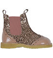 Angulus Boots - Chelsea - Clay/Pink w. Glitter