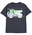 Minymo T-shirt - Blue Nights w. Sequins