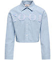 Kids Only Hemd - KogEtta - Soft Chambray/White m. Cool