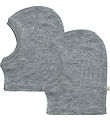 Wheat Balaclava - 2-Pack - Wool - Kim - Grey Melange