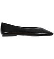 Steve Madden Ballerina Shoes - Darts - Black Action Leather
