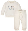 Calvin Klein Sweat Set - Colour Logo - Tofu White