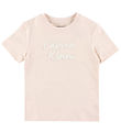 Calvin Klein T-Shirt - Colour Logo - Silber Peony Pink