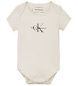 Calvin Klein Bodysuit k/æ - Monogram - Tofu White