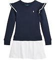 Polo Ralph Lauren Sweatkleid - Navy/Weiß
