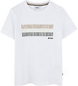 BOSS T-shirt - White w. Stripes