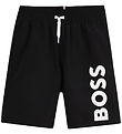 BOSS Sund stuttbuxur - Svart M. Hvítur