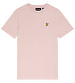 Lyle & Scott Stuttermabolur - Cloud Bleikt
