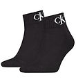 Calvin Klein Sneaker-Socken - 2er-Pack - Schwarz m. Logo