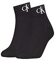 Calvin Klein Socken - 2er-Pack - Schwarz M/Logo