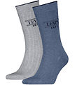 Levis Socken - Regular Cut - 2er-Pack - Rib Logo - Blau/Grau
