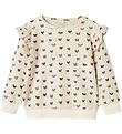 Name It Bluse - NbfRibow - Summer Sand m. Schleifen