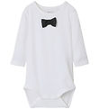 Name It Samfella L/æ - NbmRoxo - Bright White/Bowtie Herringbone