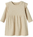 Name It Kleid - NbfSiclo - Vergoldetes Beige m. Glitzer