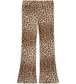 Name It Hosen - BootCut - Turteltaube m. Leopardprint
