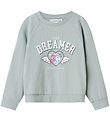 Name It Peysa - Dreamer - NmfVenus - Grár Mist M. Prentað