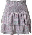 Hound Skirt - Light blue/Pink w. Flowers