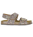 Pom Pom Sandals - Velcro - Multi Sprinkle