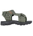 Pom Pom Sandals - Trekking Velcro - Hunter Green