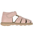 Pom Pom Sandals - Velcro - Old Rose