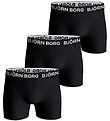 Björn Borg Boxershorts - 3er-Pack - Schwarz
