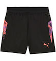 Puma Shorts - IndividualCUP Jr - Black w. Print