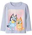 Name It Bluse - NmfOddny - Isländisch Blue m. Print