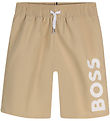 BOSS Sund stuttbuxur - Stone M. Hvítur