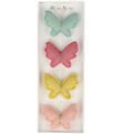 Meri Meri Haarspange - 4er-Pack - Filz - Schmetterlinge - 5 cm -