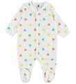 Petit Bateau Pyjamapak - Marshmallow m. Harten