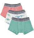 Petit Bateau Boxershorts - 3er-Pack - Grün/Rot