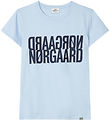 Mads Nørgaard T-shirt - Tuvina - Cashmere Blue