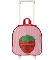 That's Mine Suitcase - Tris - Red/White Striped w. Strawberry