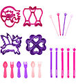 Lunch Punch Lunchbox Zubehör - Cutter & Bento Fun - 19 Teile - E