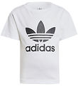 adidas Originals Stuttermabolur - Trefoil - White